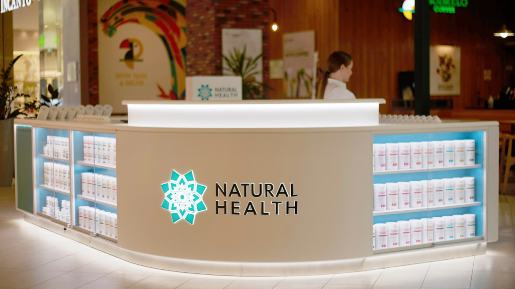 Natural Health открывает островок в ТЦ «МЕГА» в Казани